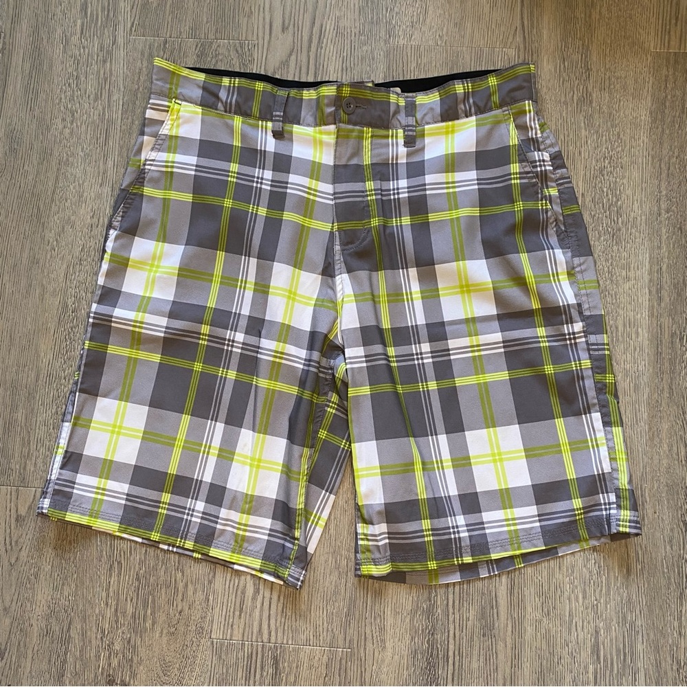 Ocean Pacific OP Flex Shorts Plaid Men’s Size 34
